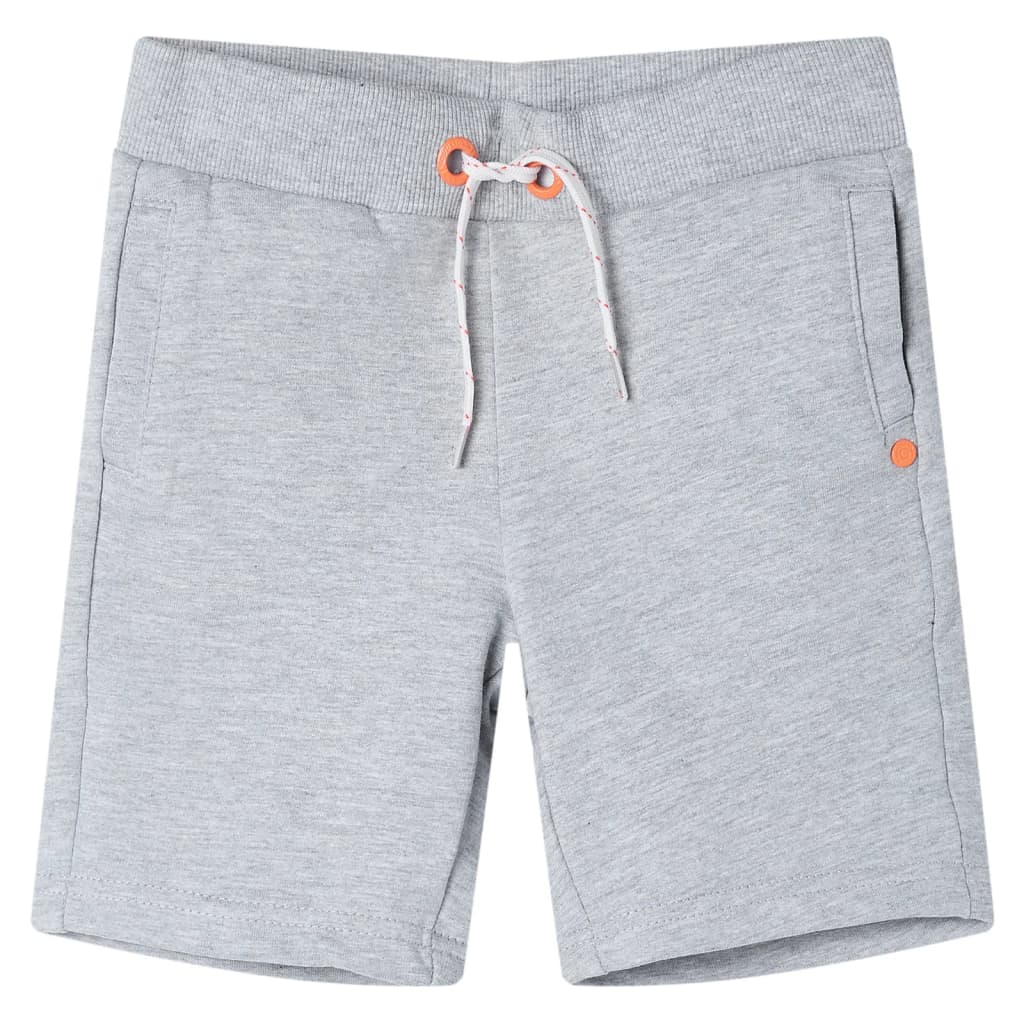 Kindershorts mit Kordelzug Dunkelblau Melange 140
