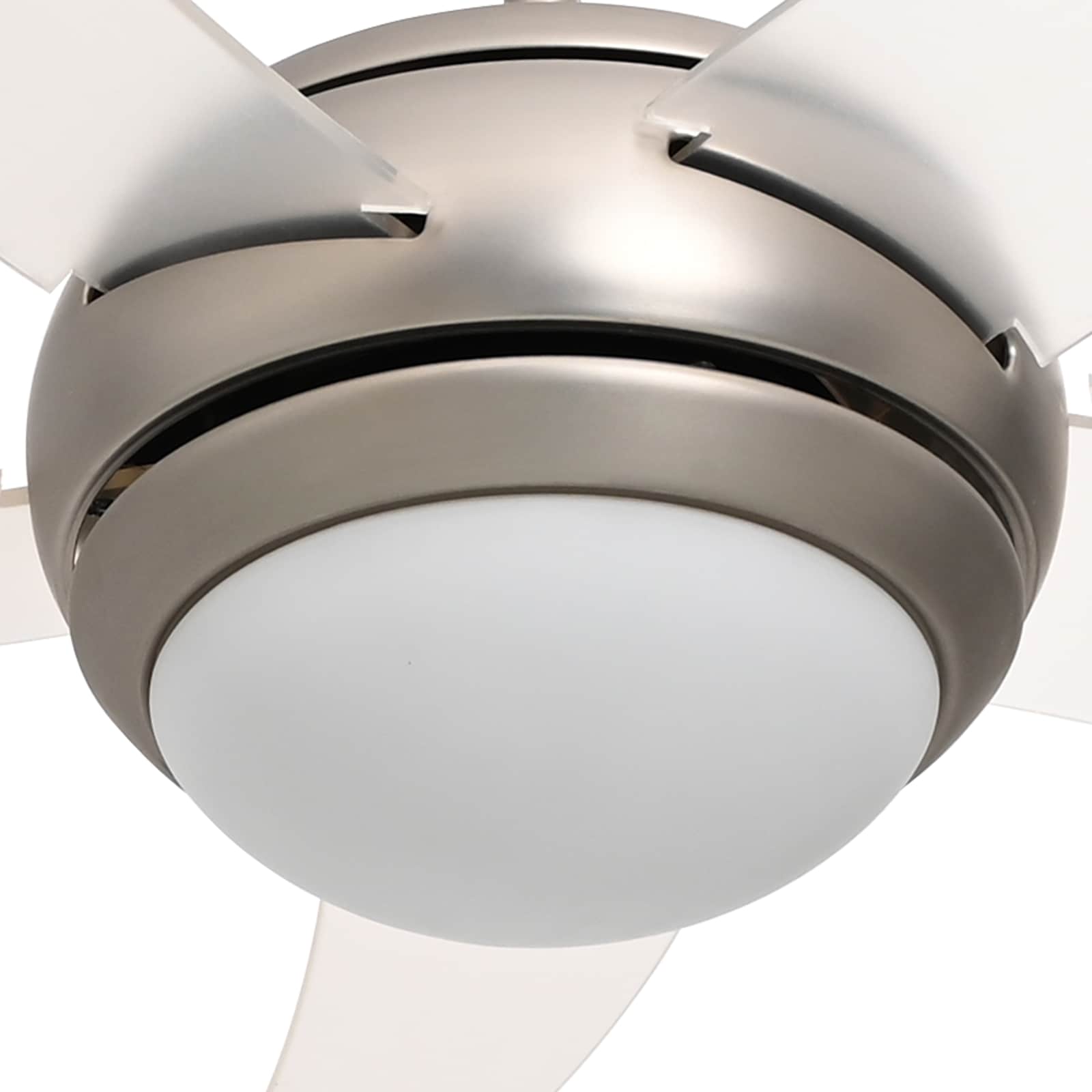Deckenventilator mit Licht und Fernbedienung Ø 130 cm Weiß