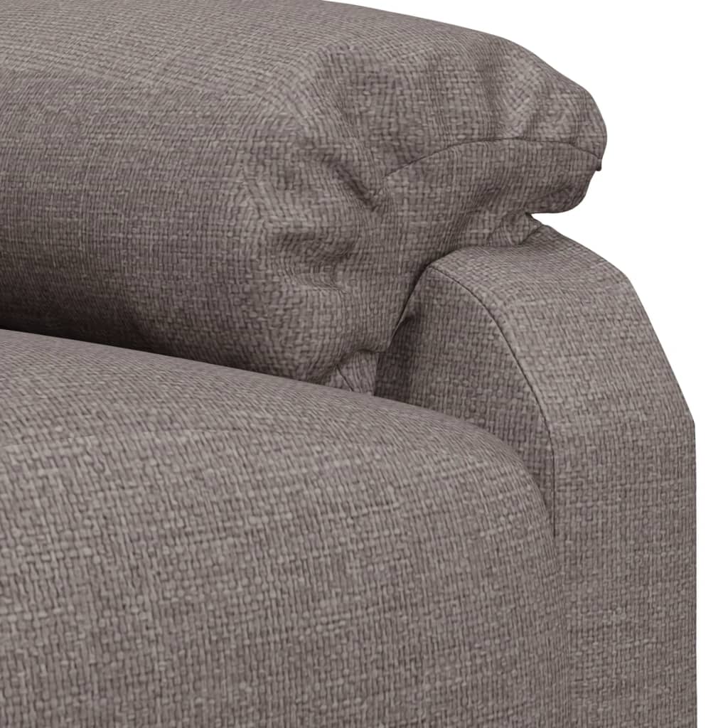 Massagesessel Elektrisch Schwarz Stoff