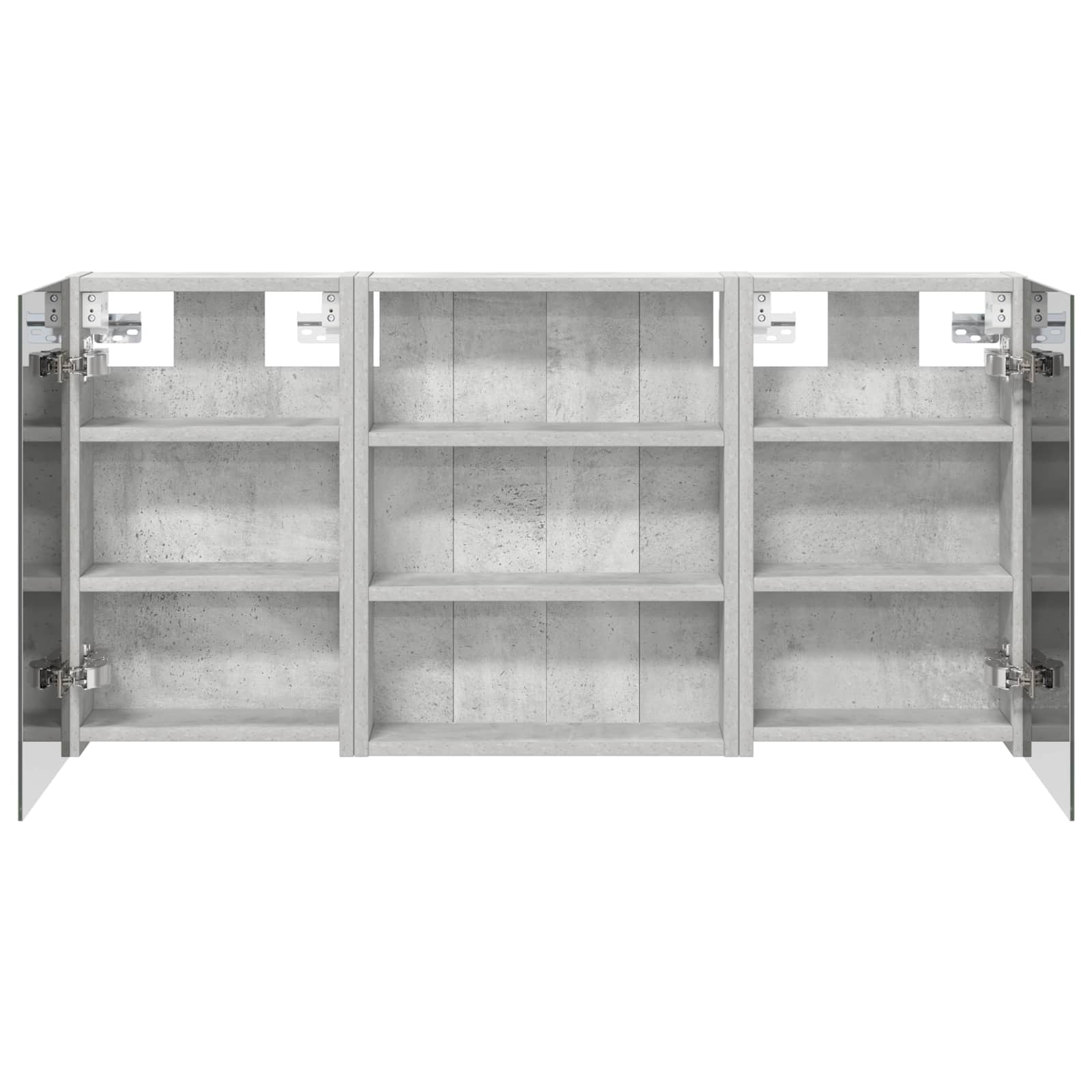 Badezimmerschrank-Set 3 pcs 80 x 10,5 x 50 cm Holzwerkstoff