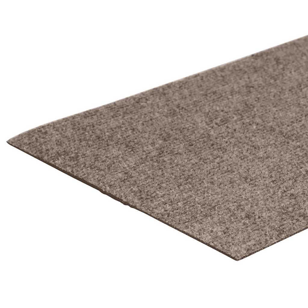 Stufenmatten Selbstklebend 15 Stk. 60x25 cm Hellbraun Rechteckig