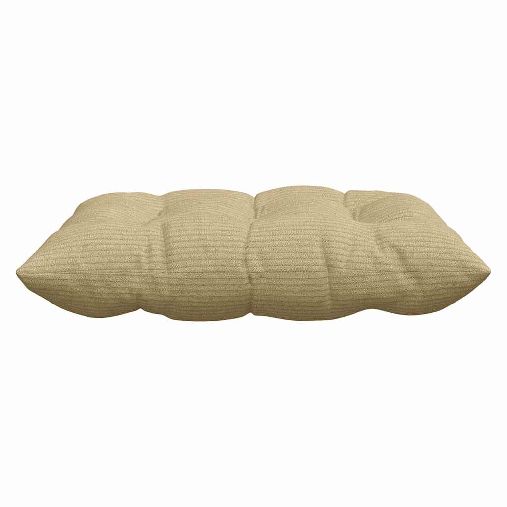 Sitzkissen 4 pcs Hellgrau 40 x 40 x 6 cm Cordstoff