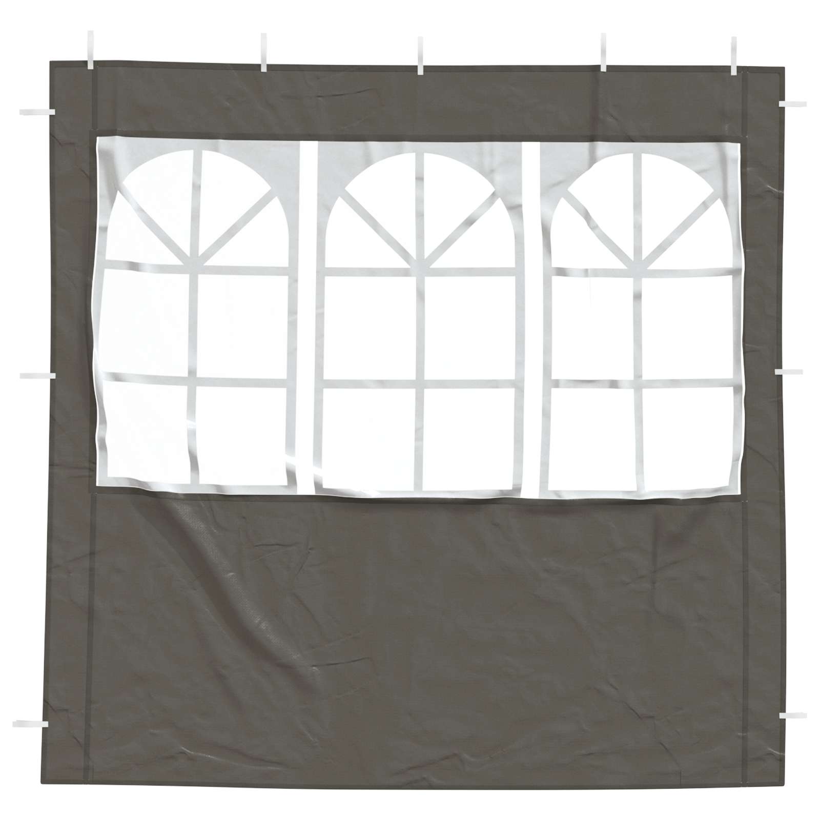 Party Zelt Seitenteil 2 pcs 300 x 195 cm Rot PE und Stahl