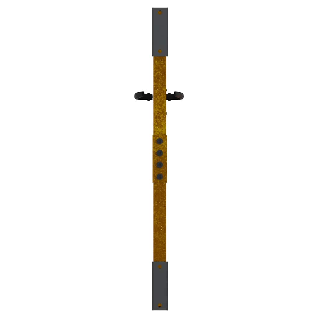 Gartentor 85x75 cm Cortenstahl Gras-Design