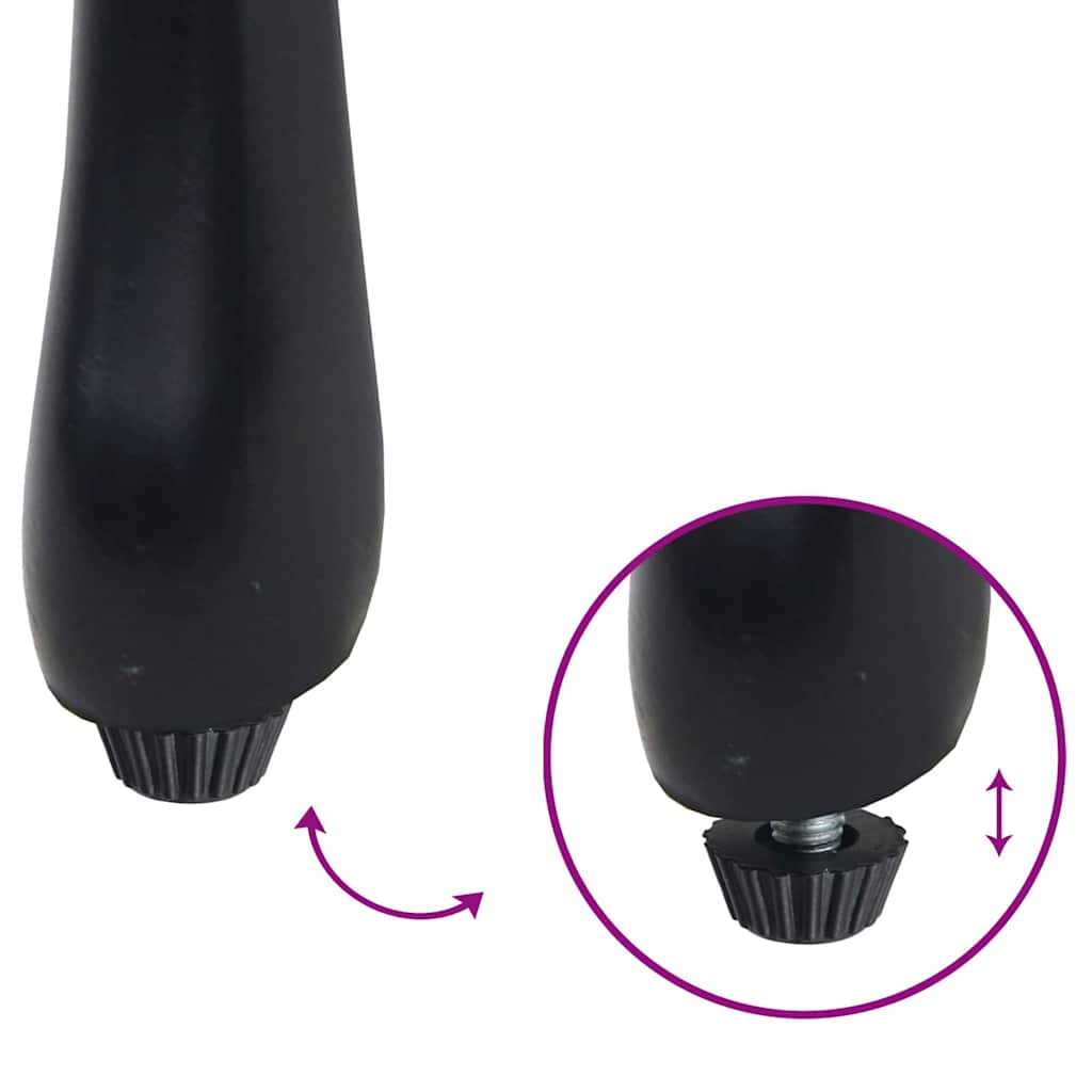 Gartenstuhl 2 pcs Bronze 53 x 51 x 88,5 cm Aluminium