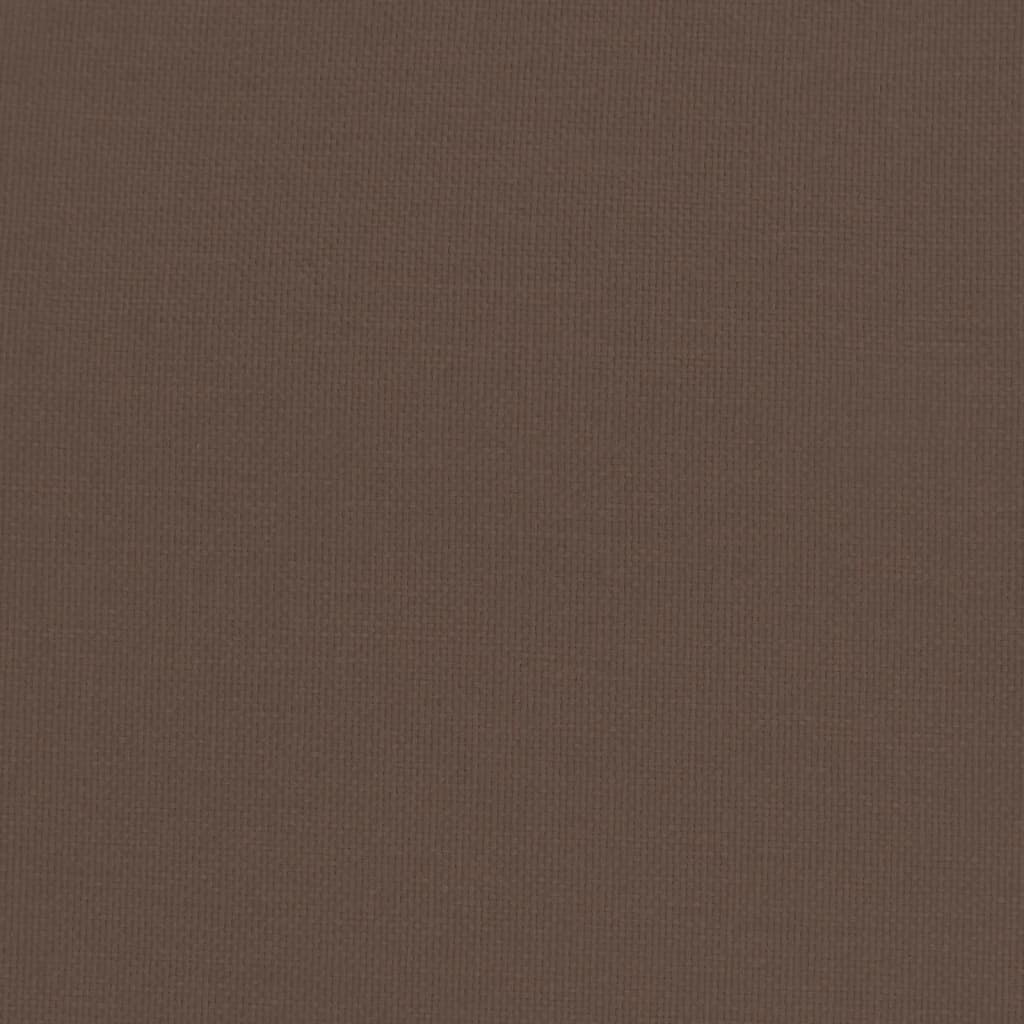 Fußhocker Creme 51x41x40 cm Stoff