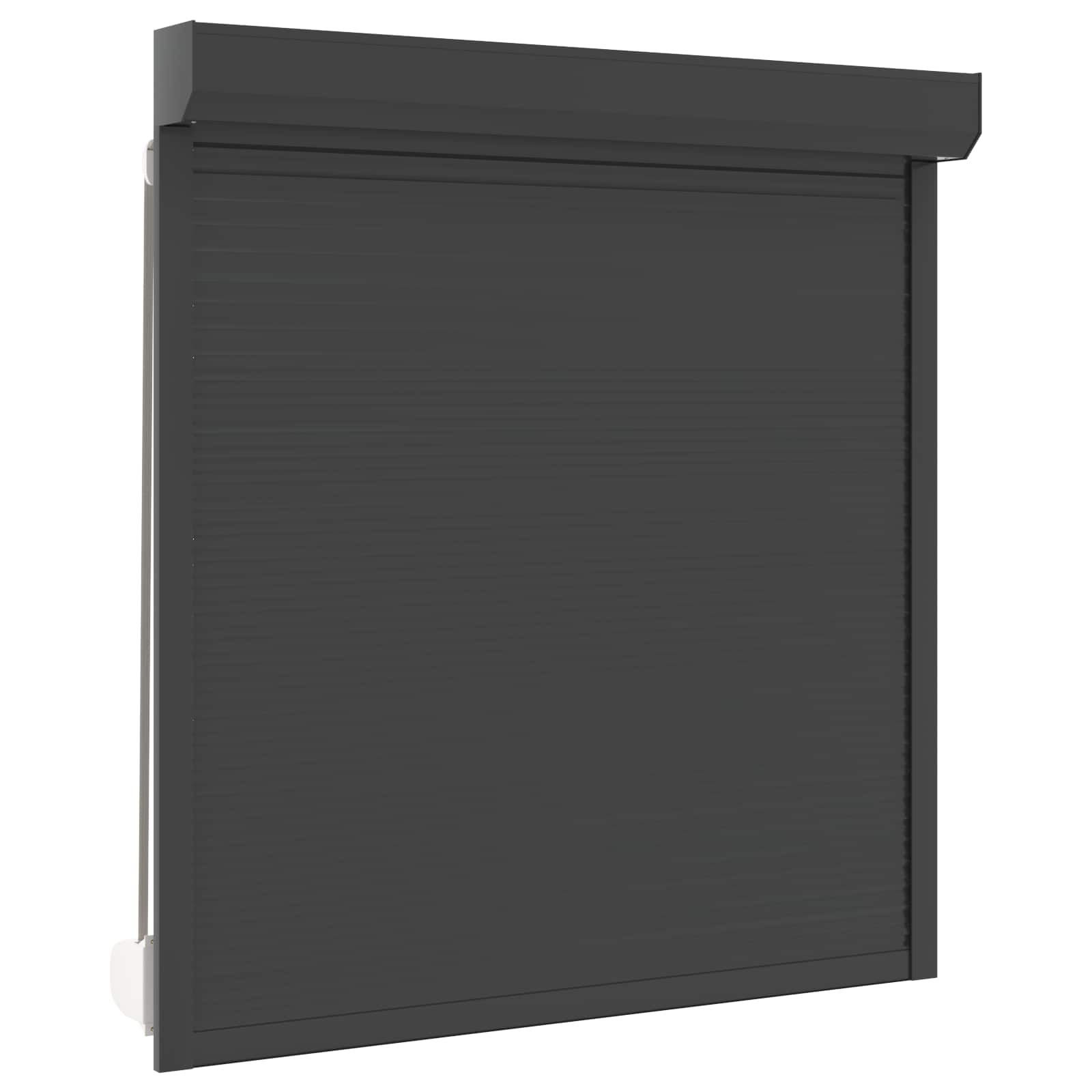 Rollladen Weiß 70 x 100 cm Aluminium und Polyurethan