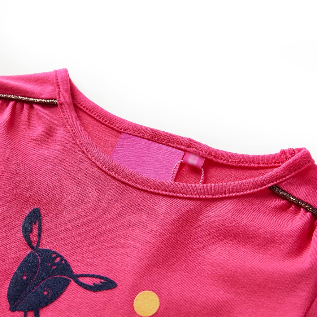 Kinder-Langarmshirt Cognac 128