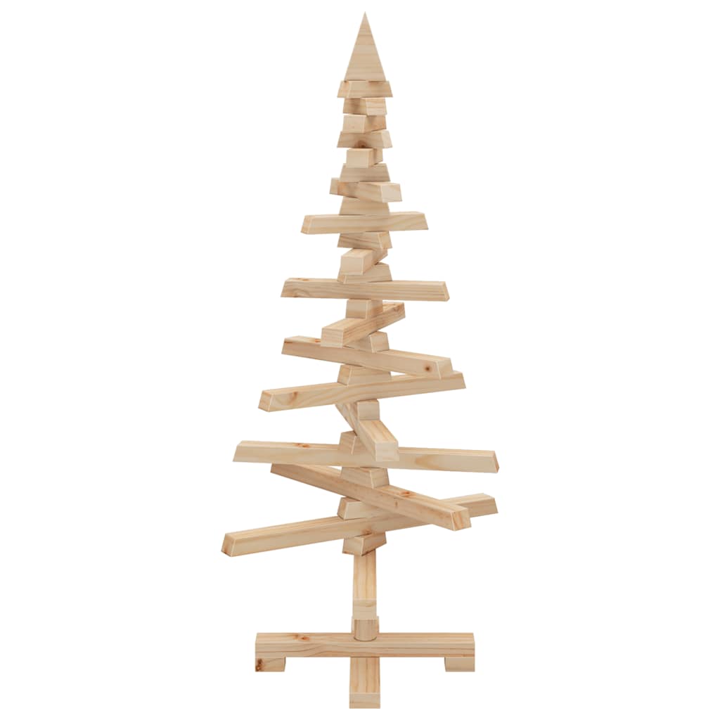 Weihnachtsbaum Holz zum Schmücken 60 cm Massivholz Kiefer