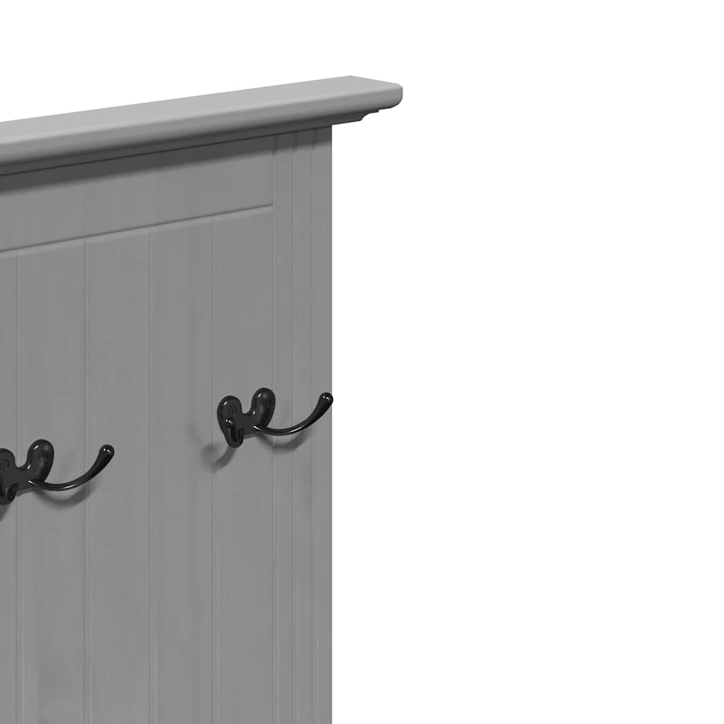 Flurschrank mit Haken BODO Weiß 50x40x157 cm