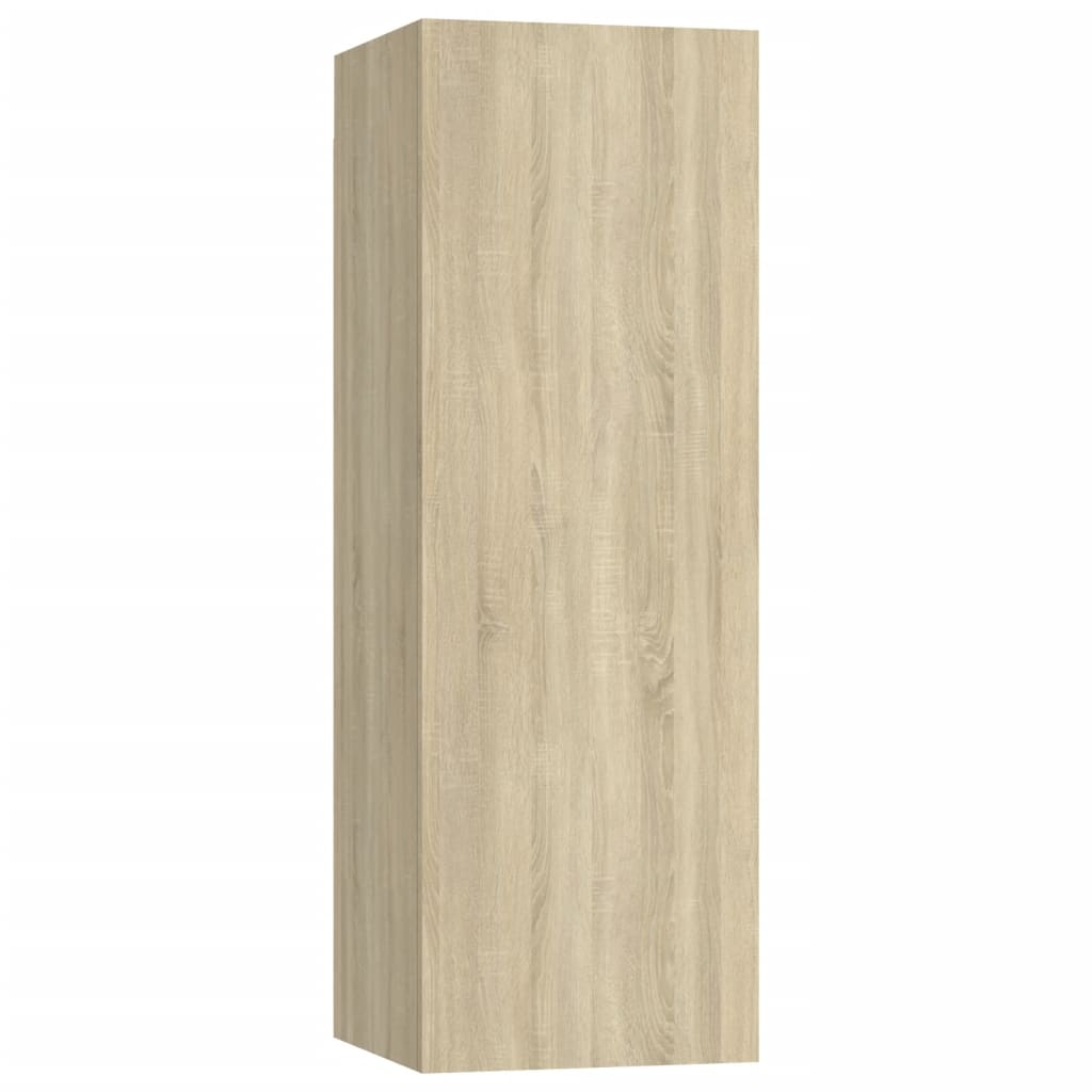 4-tlg. TV-Schrank-Set Weiß Holzwerkstoff