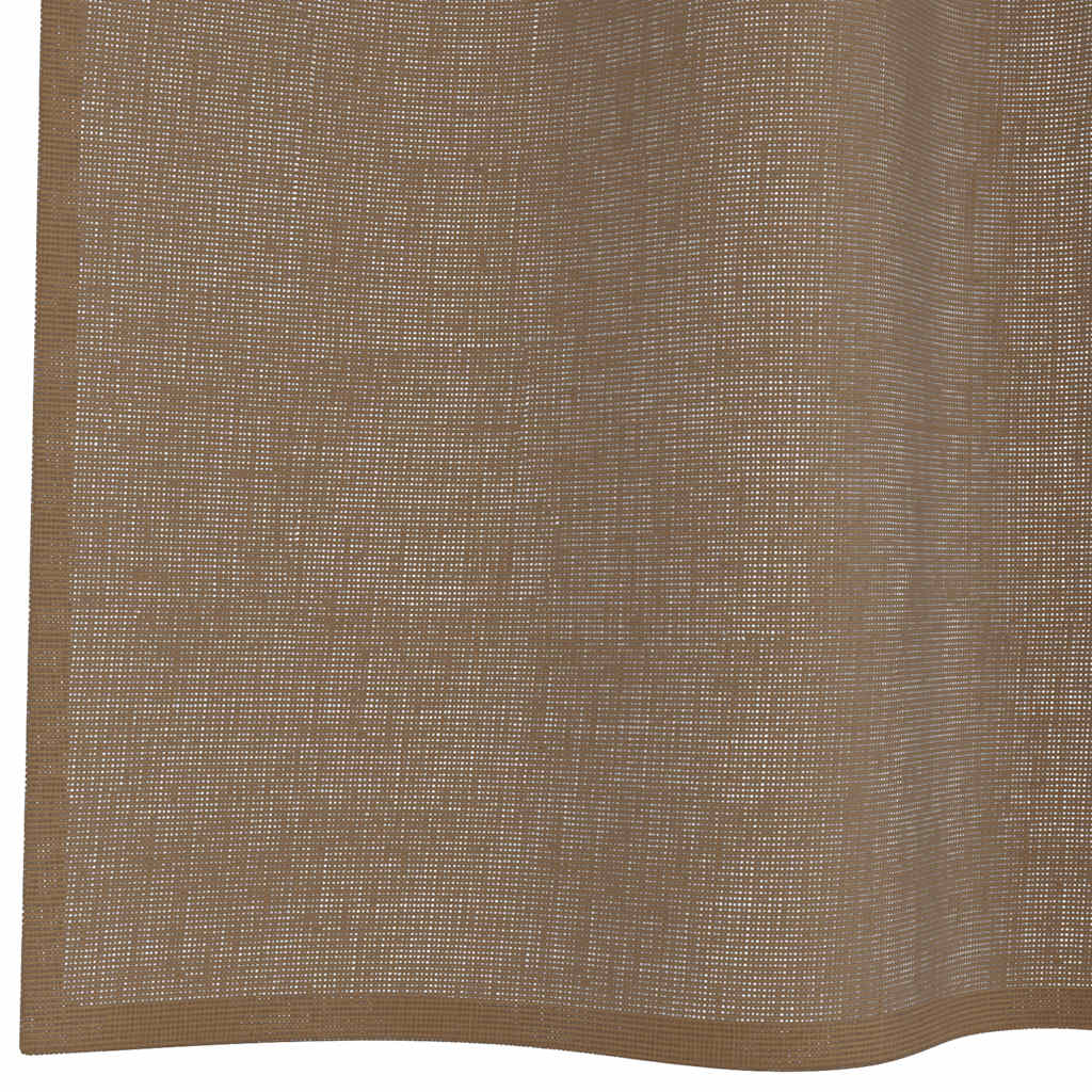 Voile Vorhänge mit Ösen 2 Stk. Apfelgrün 140x140 cm