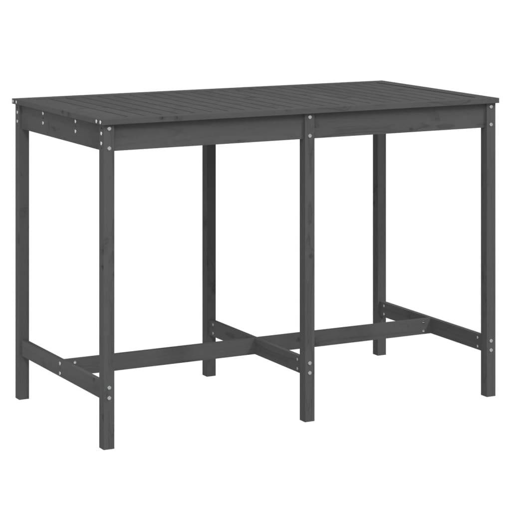 Gartentisch 82,5x82,5x110 cm Massivholz Kiefer