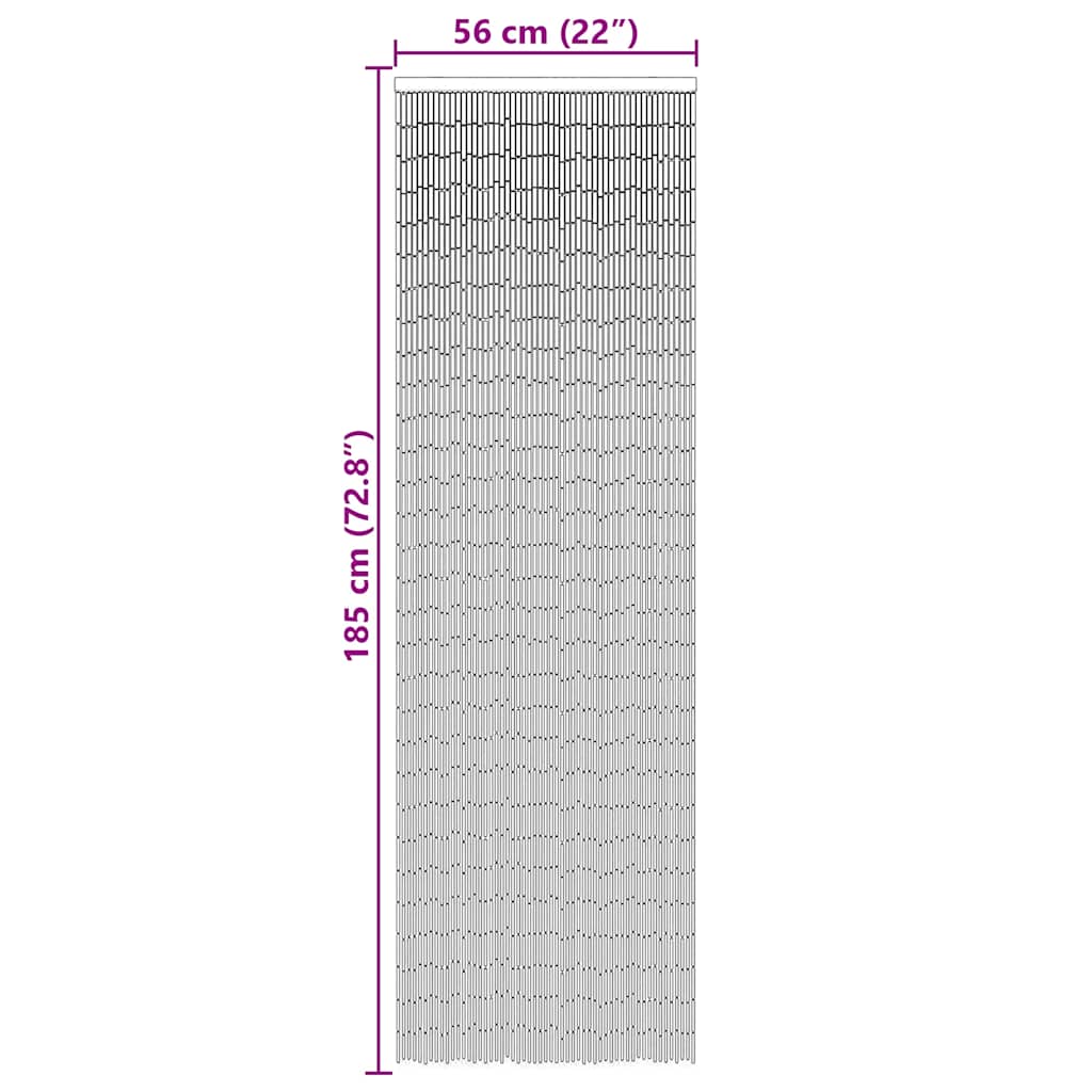 Türvorhang Bambus 90x200 cm