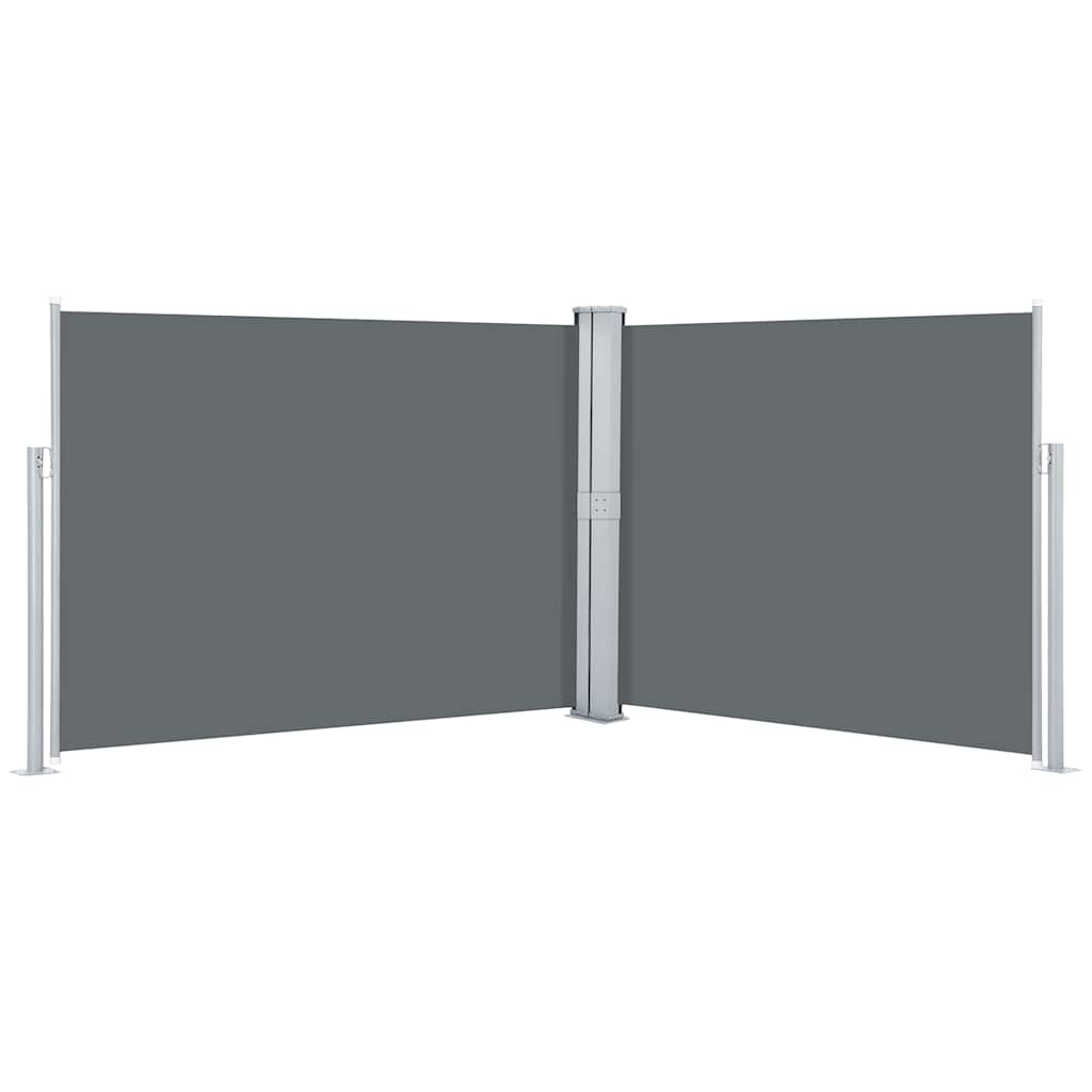 Ausziehbare Seitenmarkise 160×600 cm Braun