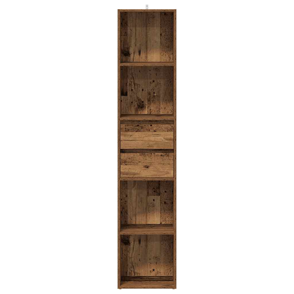 Bücherregal Weiß 36x30x171 cm Holzwerkstoff