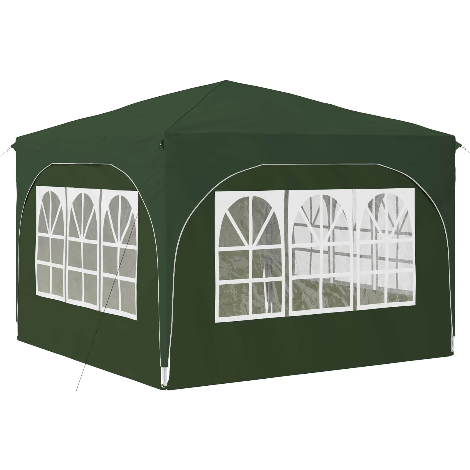 Pop-up Partyzelt 290 x 290 x 245 cm Creme