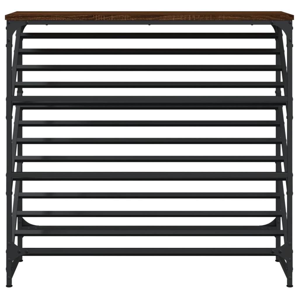 Schuhregal Schwarz 60x30x45 cm Holzwerkstoff