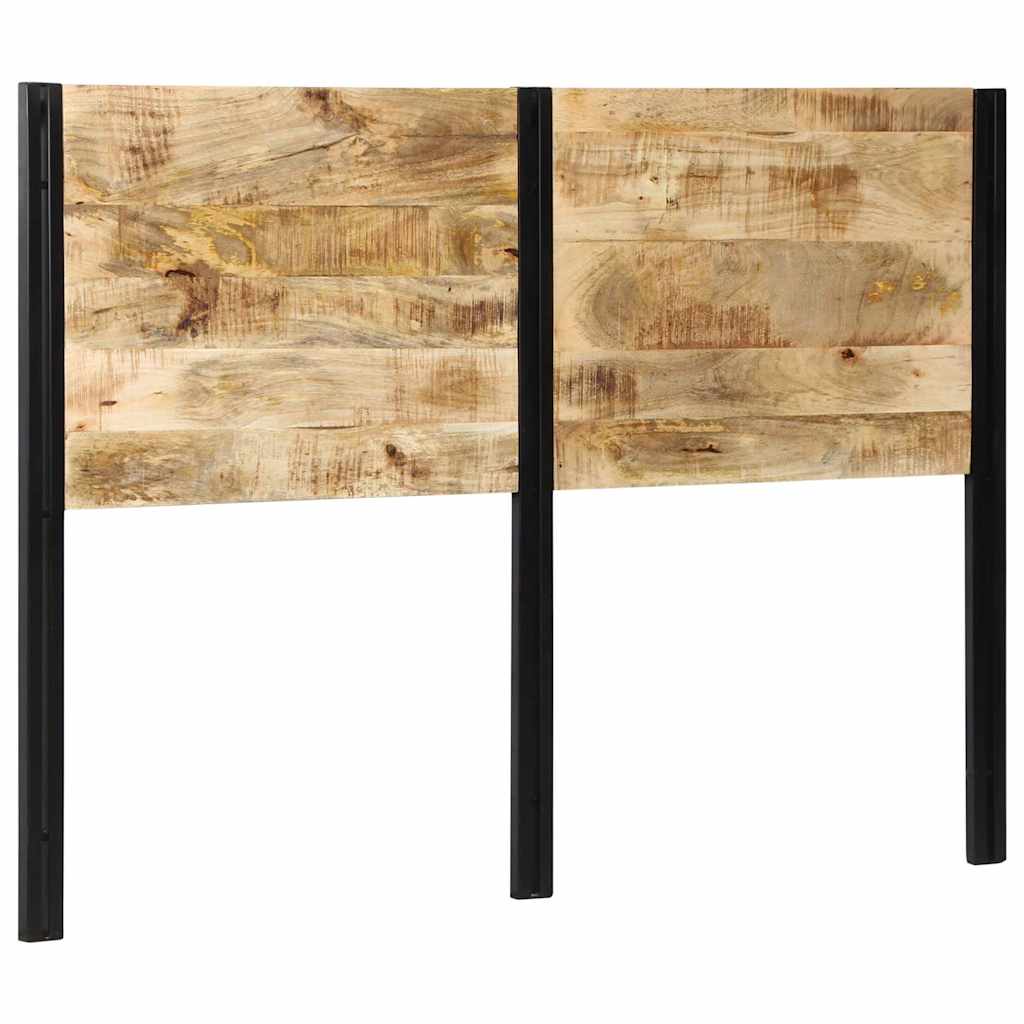 Kopfteil 100 cm Massivholz Mango und Eisen