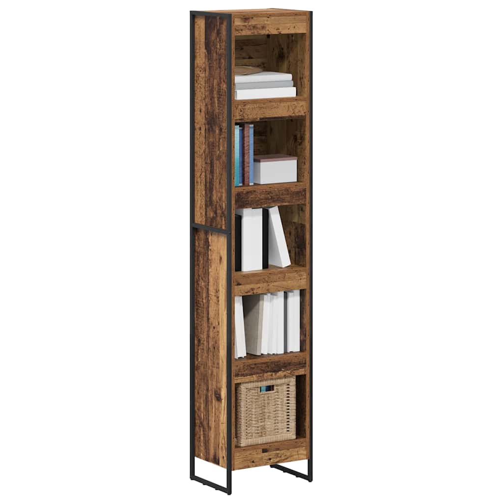 Bücherregal 2 pcs Schwarz Eichen-Optik 60 x 30 x 189,5 cm