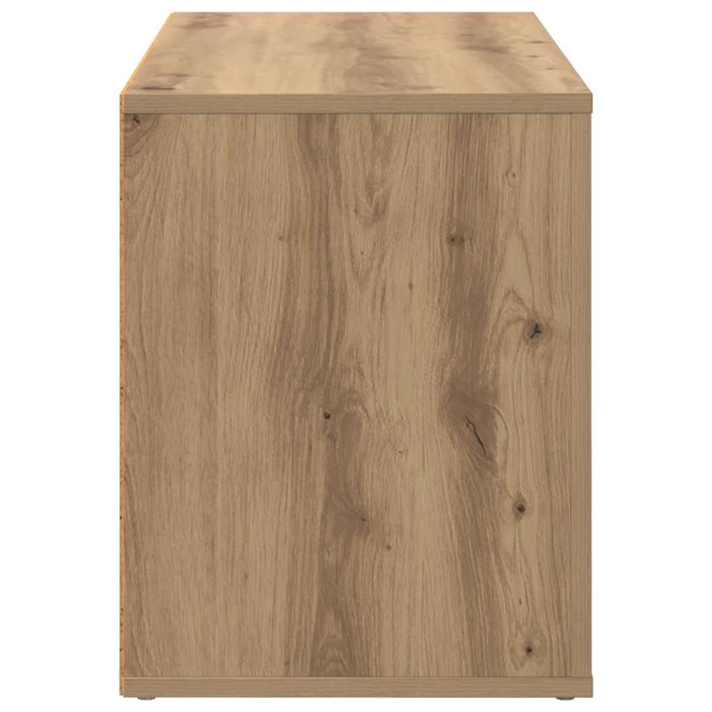 Schuhregal Weiß 75x35x45 cm Holzwerkstoff