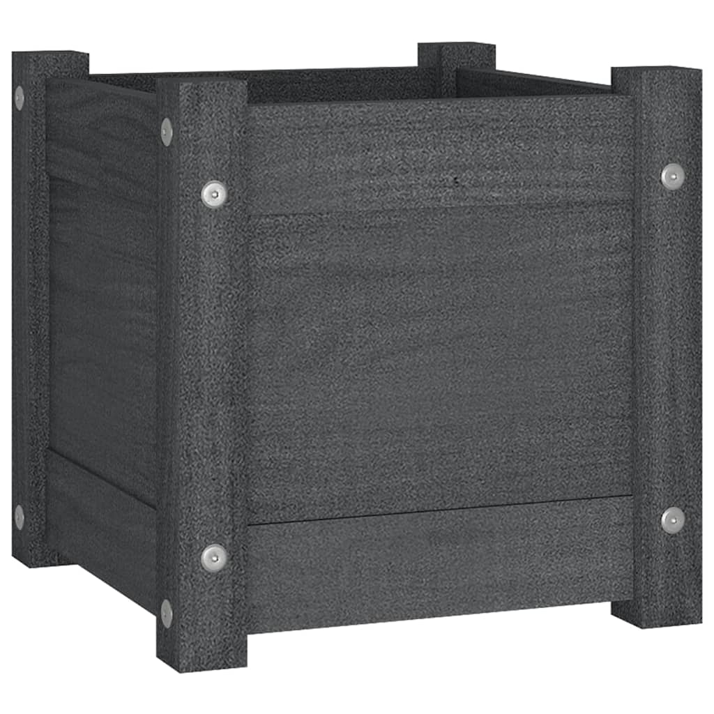 Pflanzkübel 2 Stk. 31x31x31 cm Massivholz Kiefer