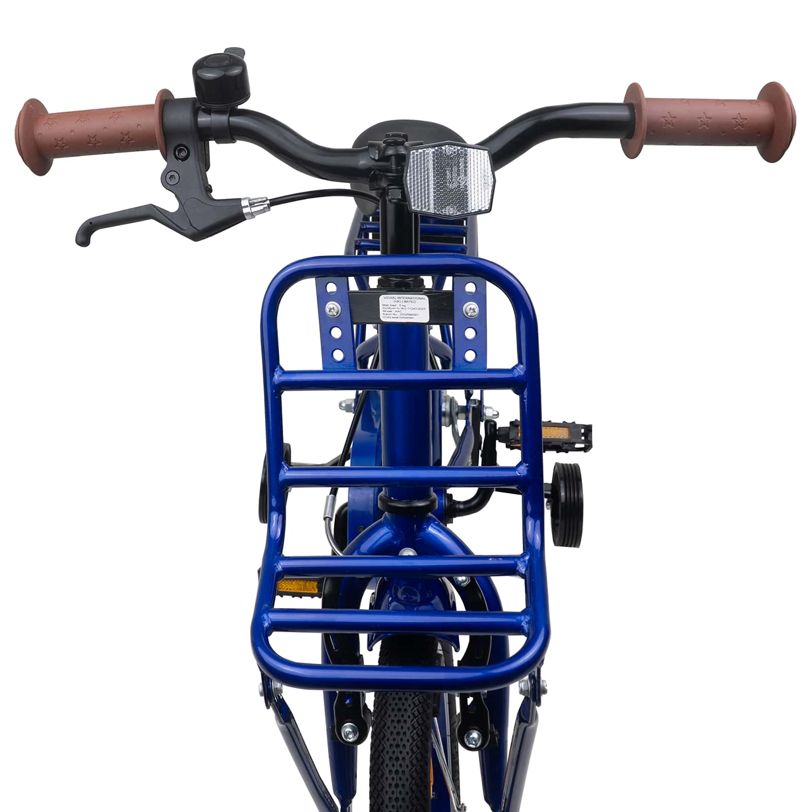 Kinderfahrrad 12 Zoll für 2-4 Jahre alt Schwarz