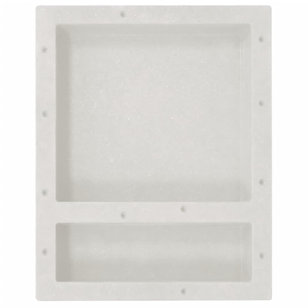 Duschnische Mattgrau 41x36x10 cm