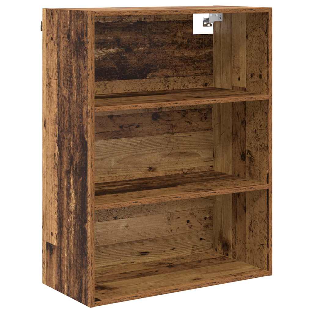 Highboard Hochglanz-Weiß 69,5x34x180 cm Holzwerkstoff