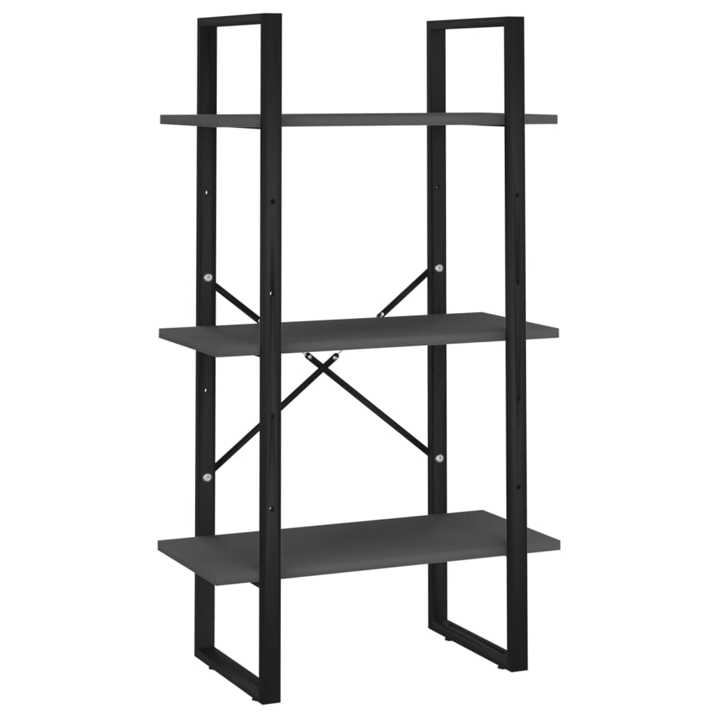 Bücherregal 5 Fächer Weiß 40x30x175 cm Holzwerkstoff