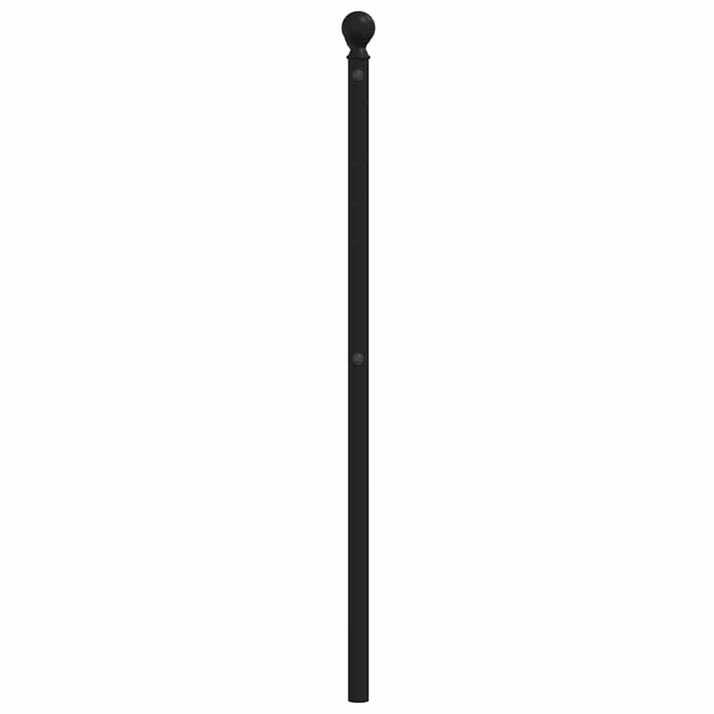 Ersatz-Kopfteil Metall Schwarz 90 cm