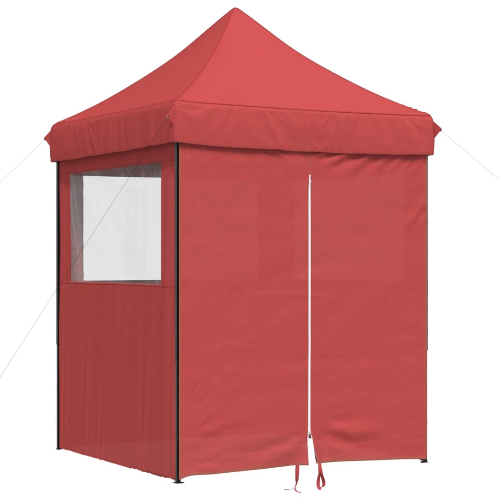 Partyzelt Faltbar Pop-Up Schwarz 200x200x306 cm