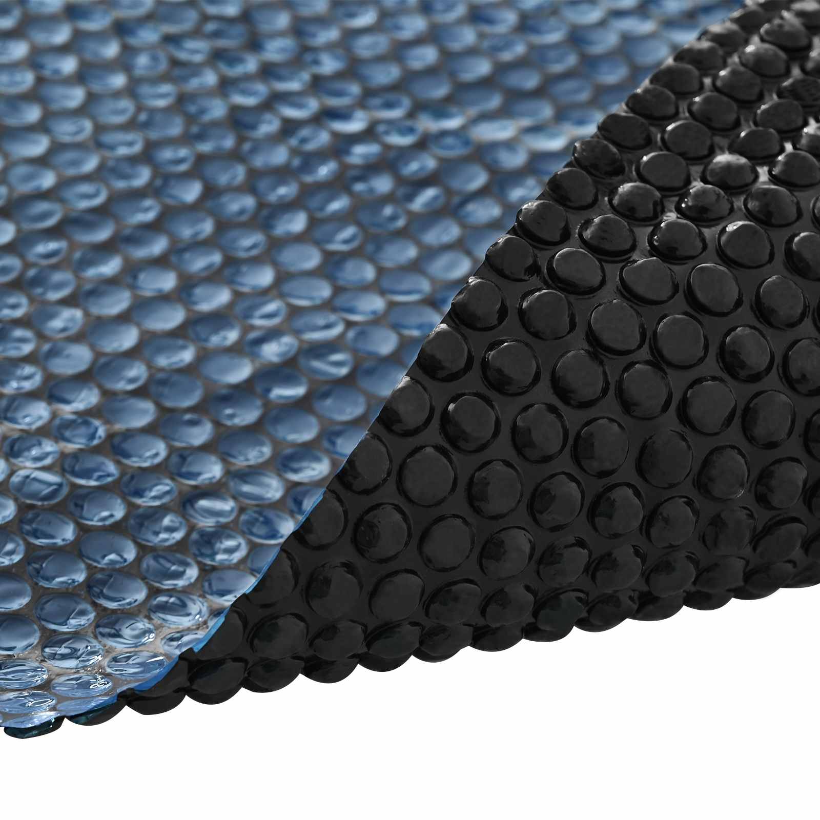 Solar Poolabdeckung 1000 x 500 cm 110 μm Quadratisch PE Schwarz