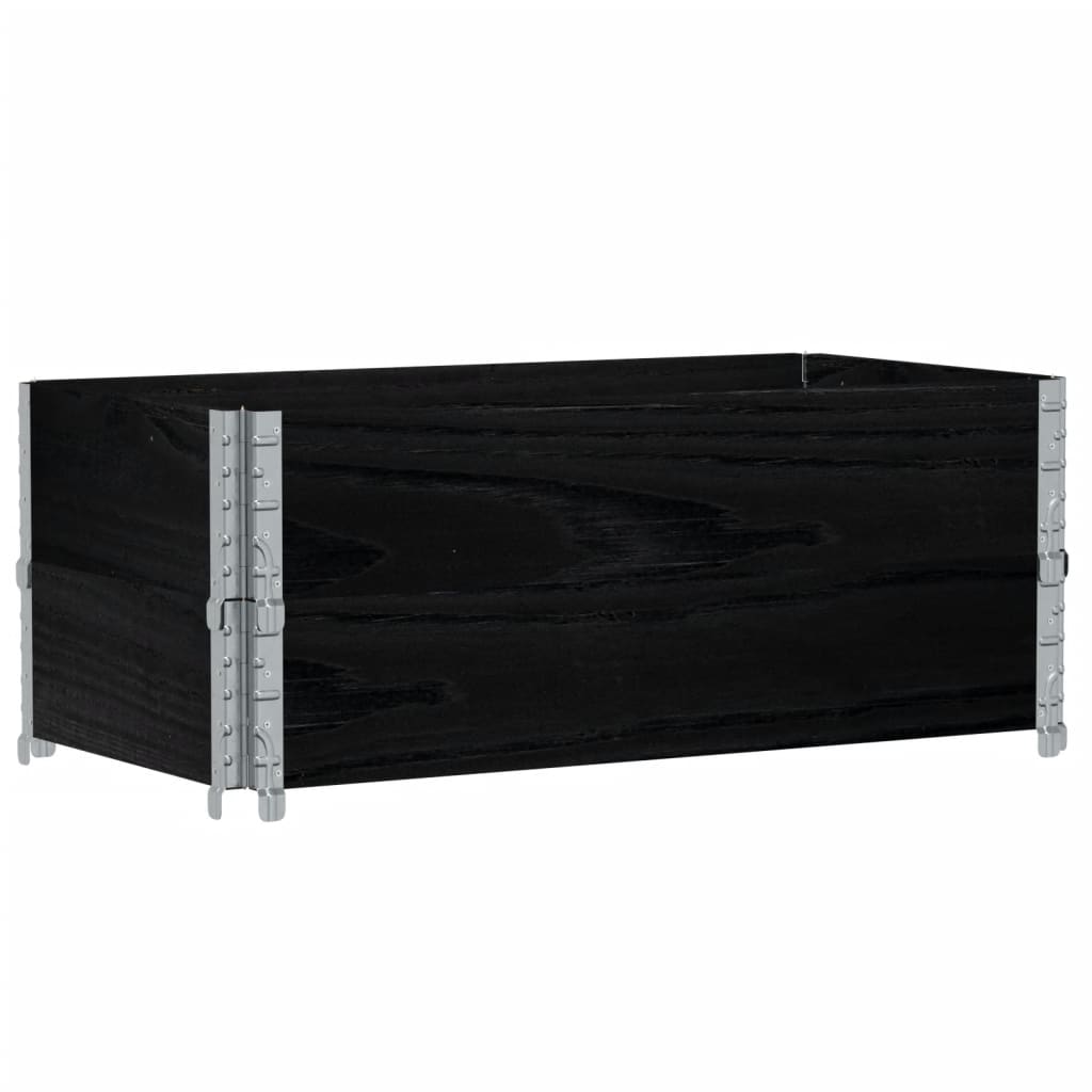 Pflanzkasten Grau 150x100 cm Massivholz Kiefer