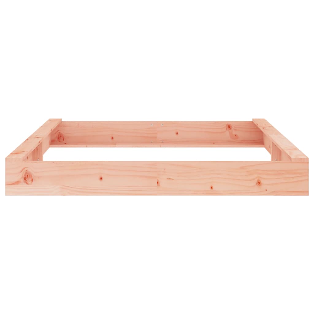 Sandkasten mit Sitzen Honigbraun Quadratisch Massivholz Kiefer