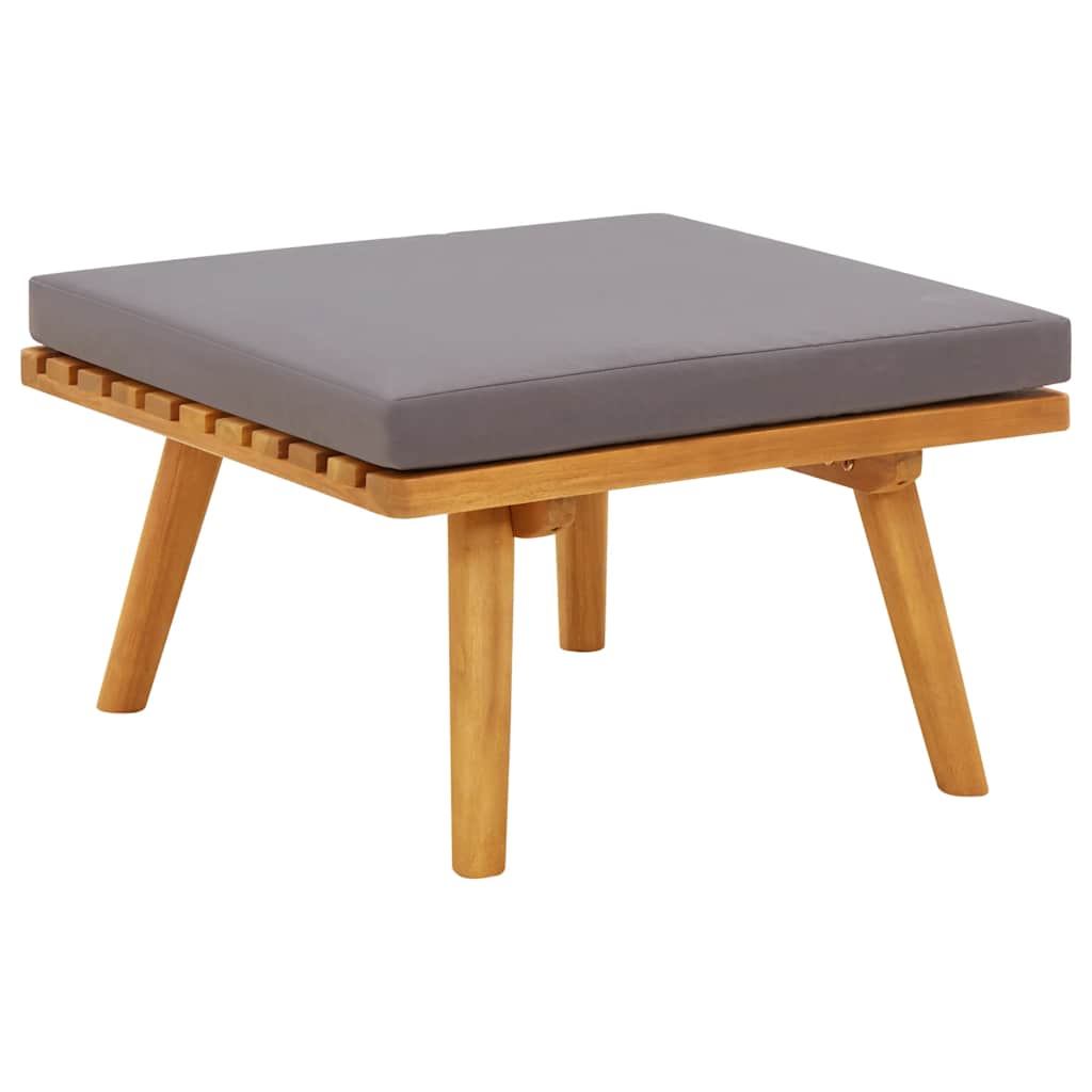 2-Sitzer-Gartensofa mit Kissen Massivholz Akazie