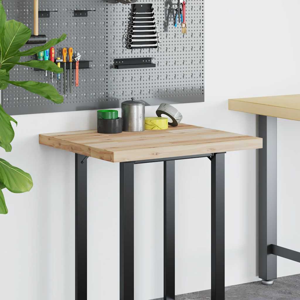 Schreibtischplatte Unbehandelt 60x50x2 cm Massivholz Akazie