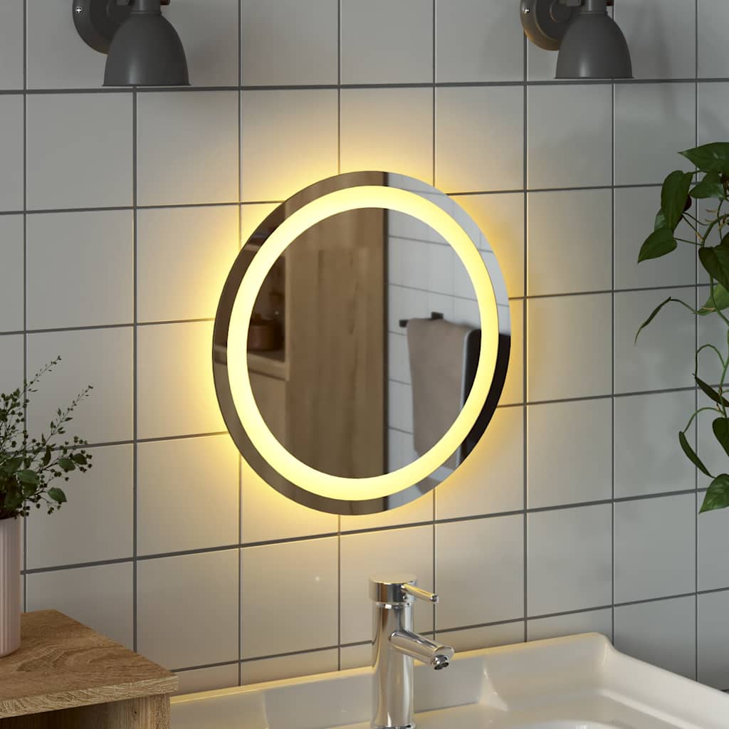 LED-Badspiegel 30 cm Rund