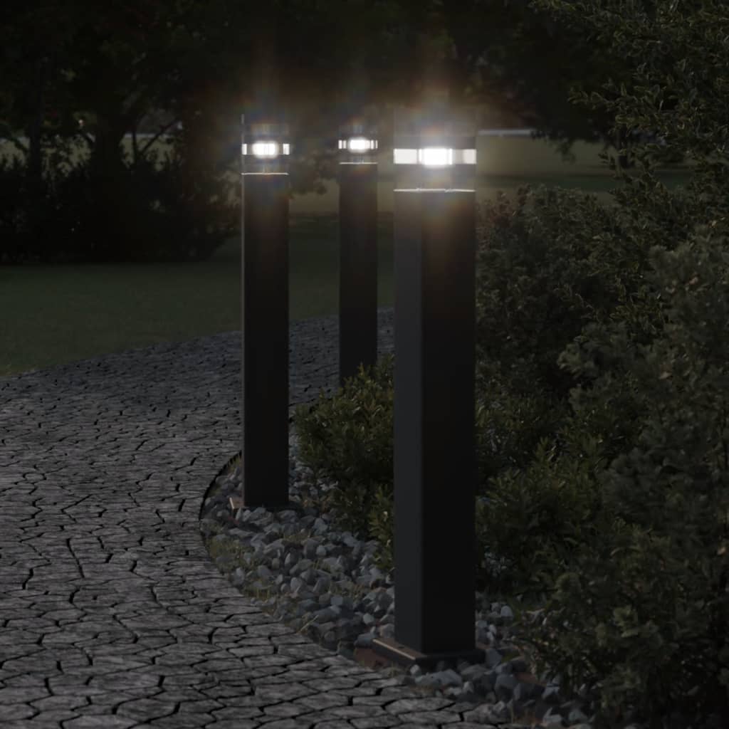 Wegeleuchte Schwarz 50 cm Aluminium