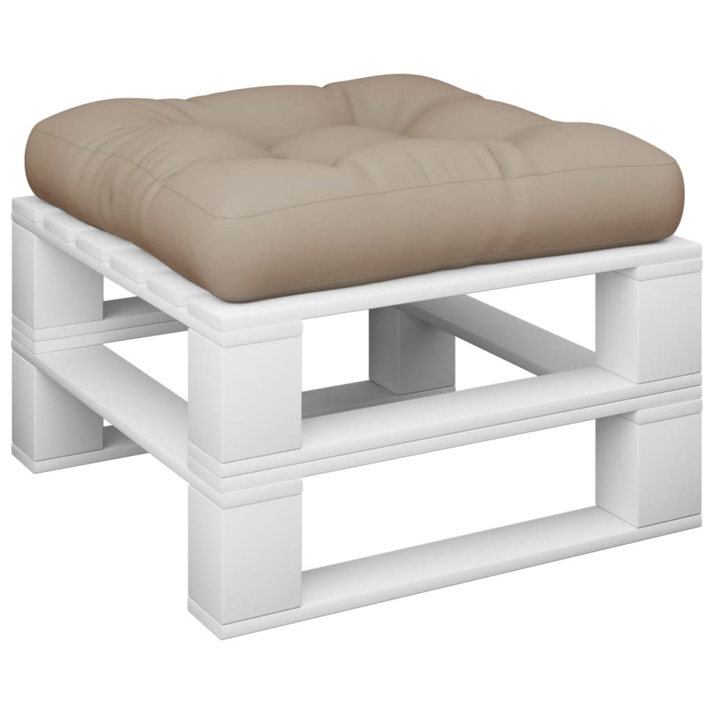 Palettenkissen Anthrazit 50x50x12 cm Stoff