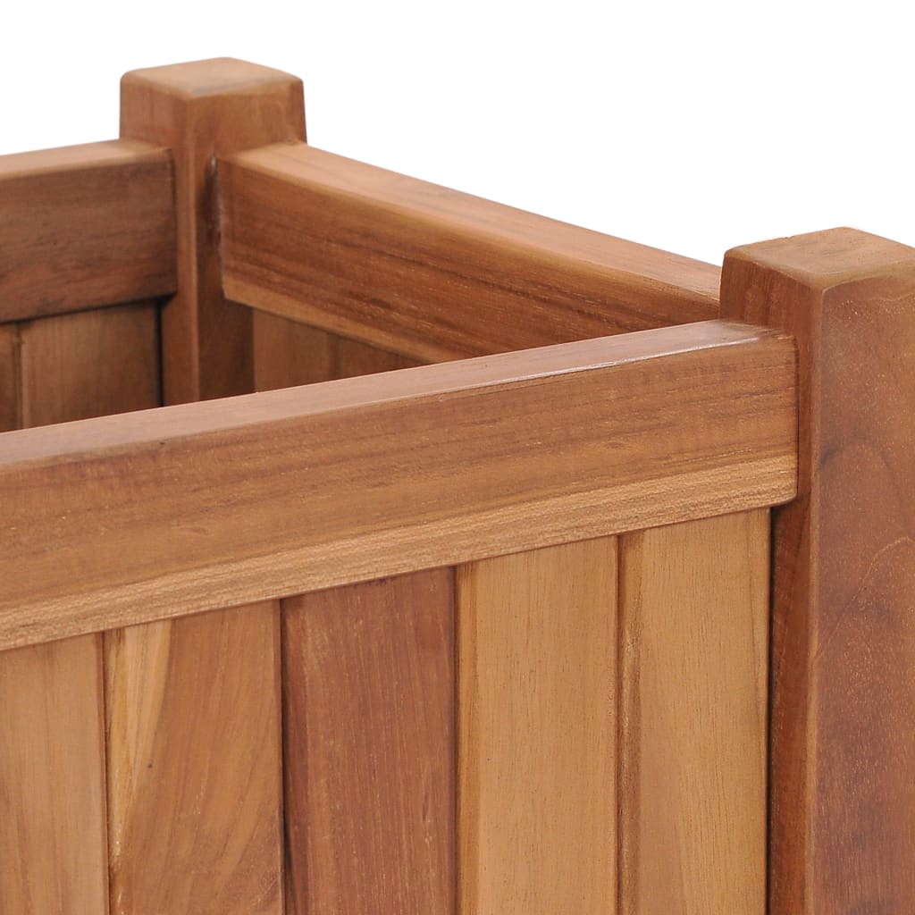 Hochbeet 150x30x25 cm Massivholz Teak