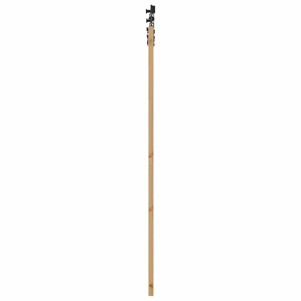 Schiebetür ORKDAL Natürlich und Schwarz 61 x 198,5 cm
