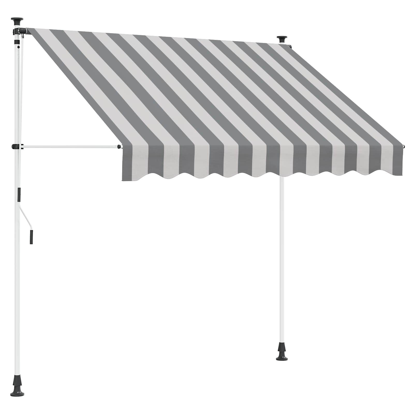 Einziehbare Markise Handbetrieben 150 cm Anthrazit