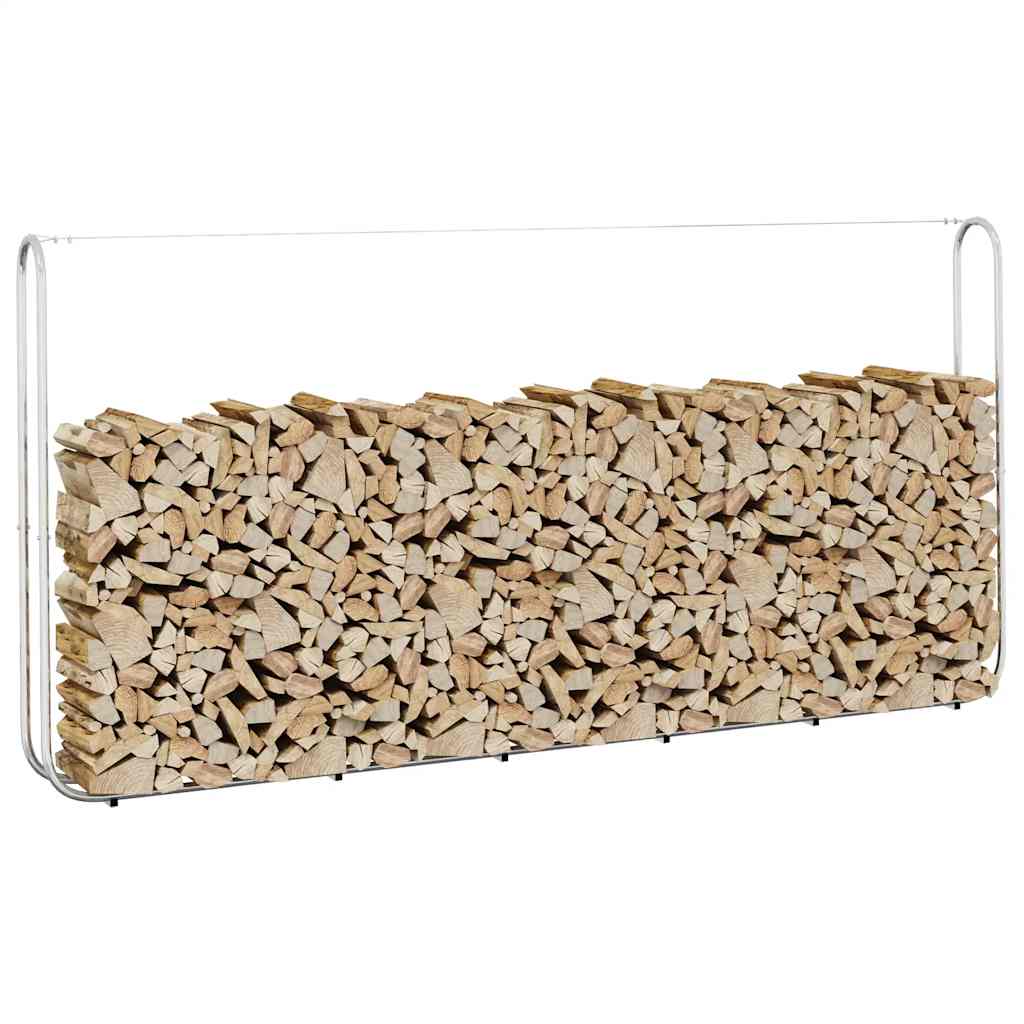 Kaminholzregal 100x25x150 cm Stahl verzinkt
