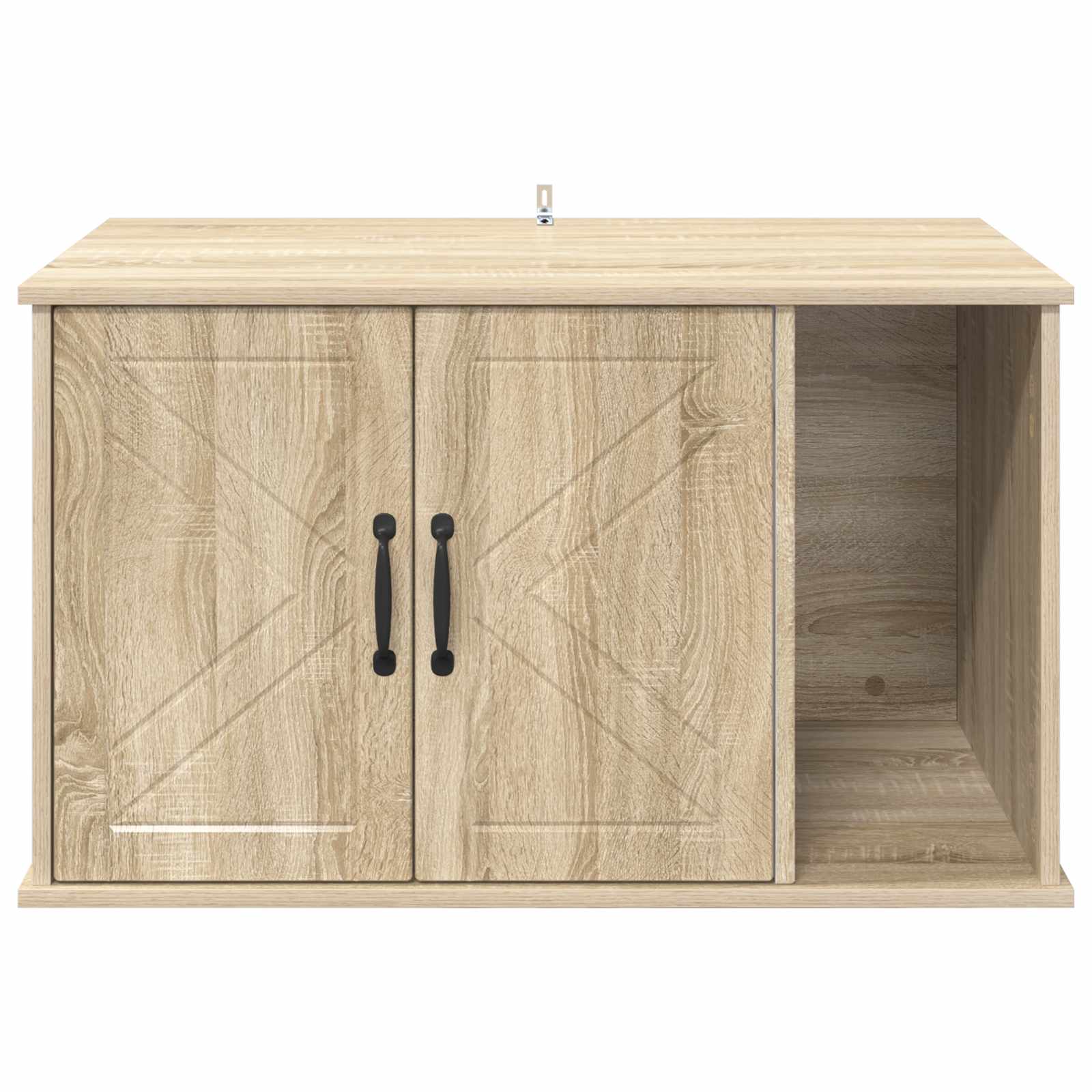 Katzenhaus Weiß 85 x 55 x 50 cm Holzwerkstoff