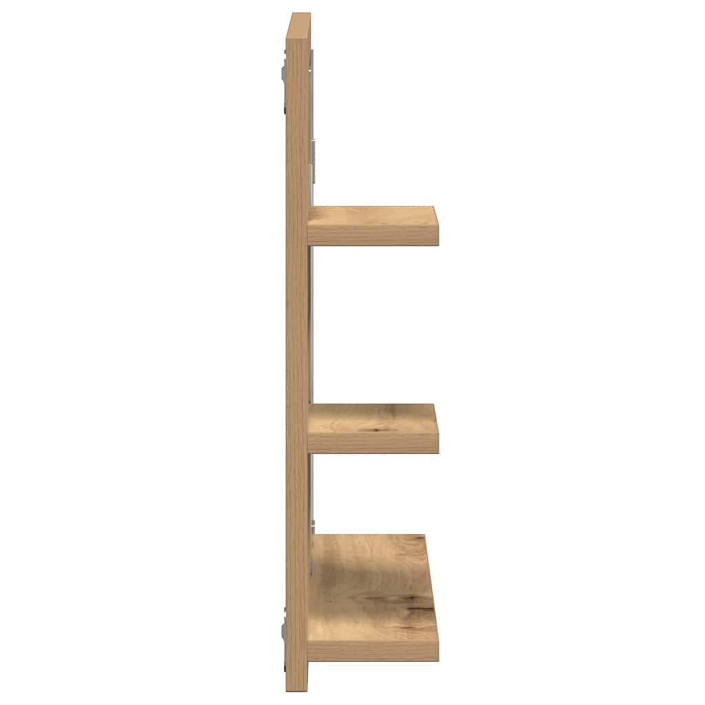 Badspiegel Weiß 60x10,5x45 cm Holzwerkstoff