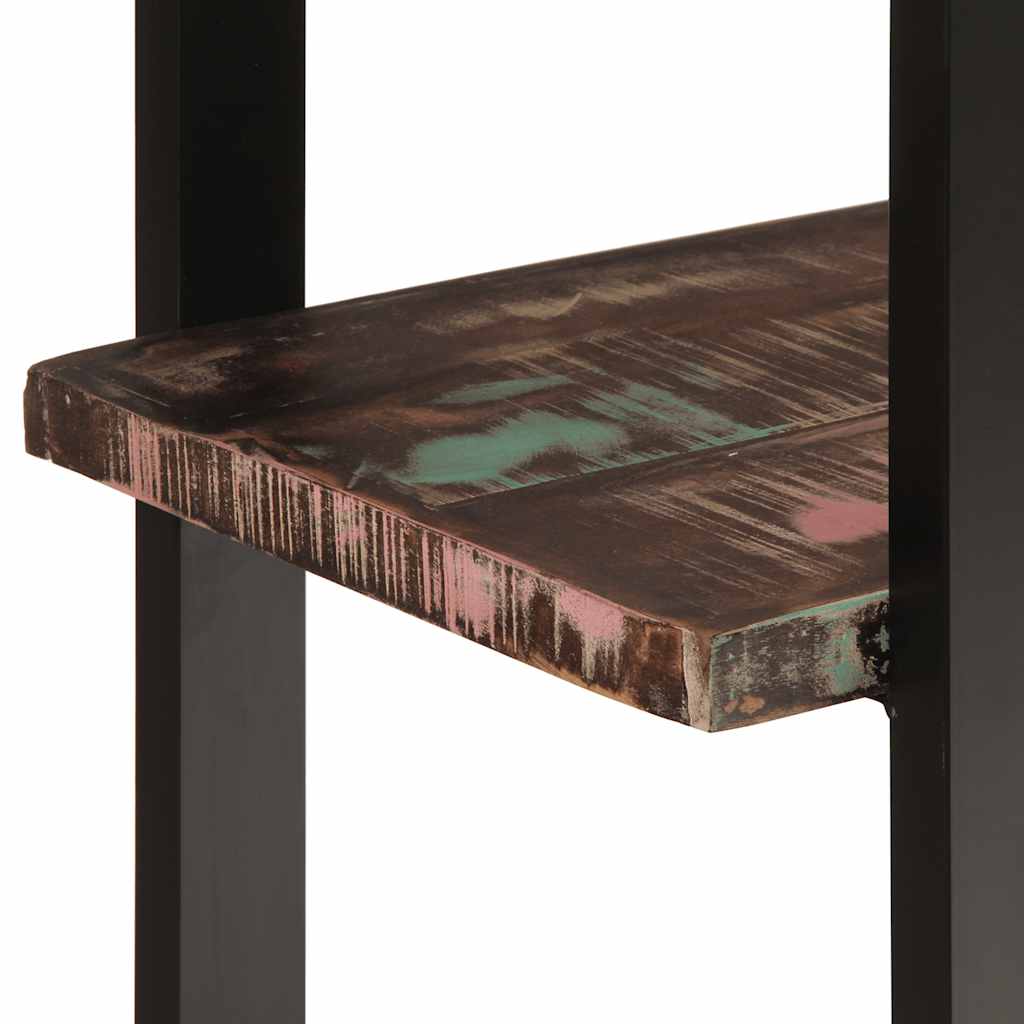 Bücherregal mit 4 Böden 80x40x180 cm Altholz Massiv