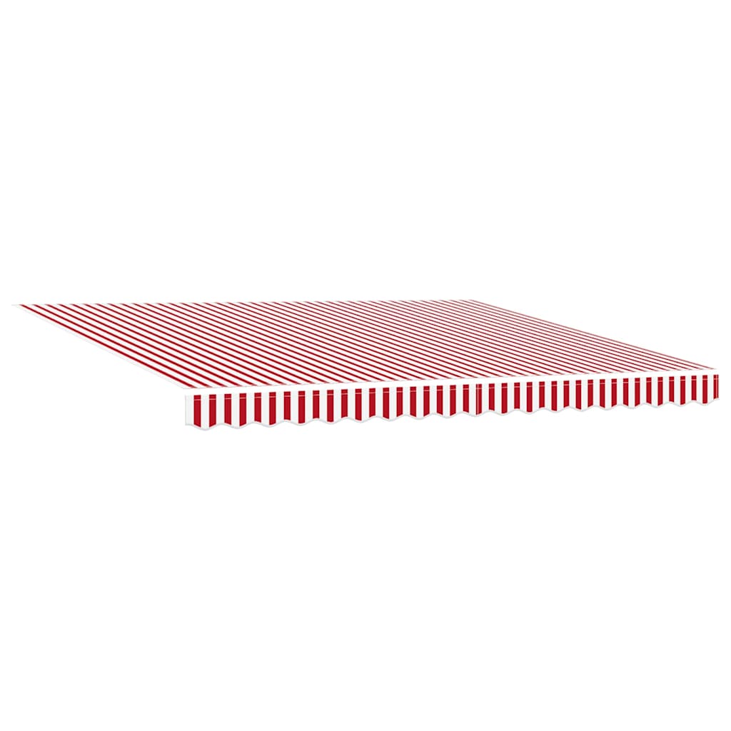 Markise Manuell Einziehbar mit LED 300x250 cm Blau und Weiß