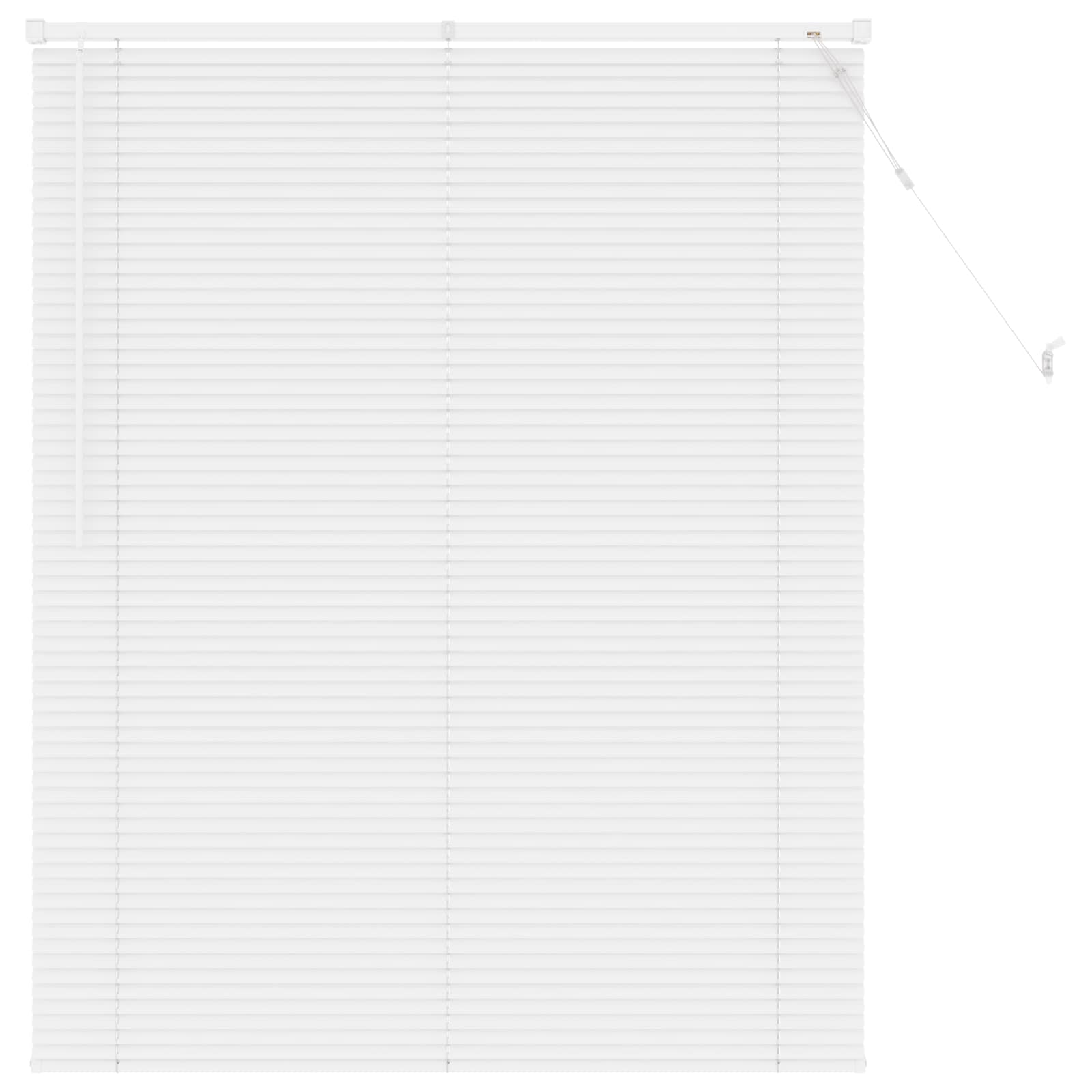 Jalousie Silber Grau 150 x 40 cm 25 mm PVC