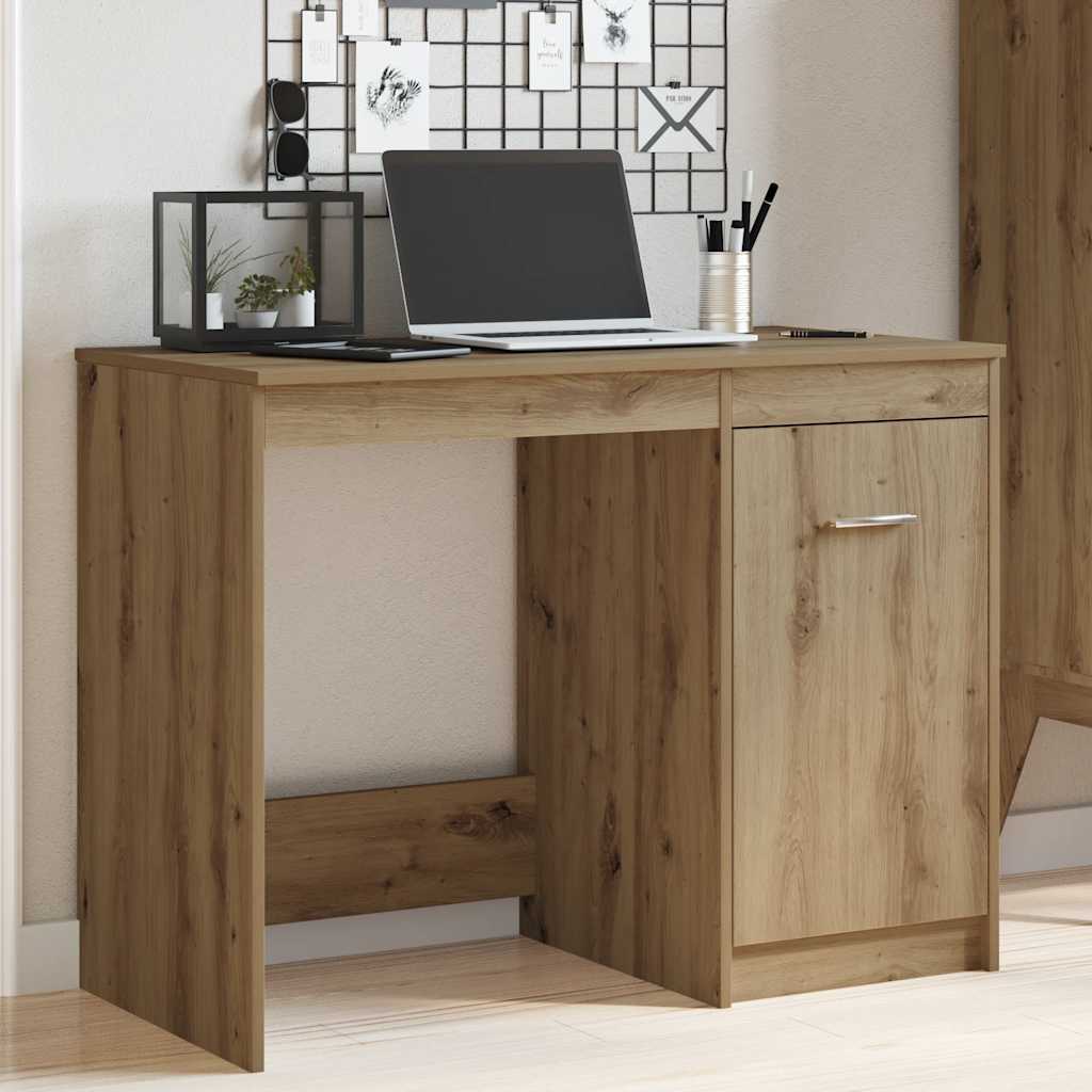 Schreibtisch Weiß 100×50×76 cm Holzwerkstoff